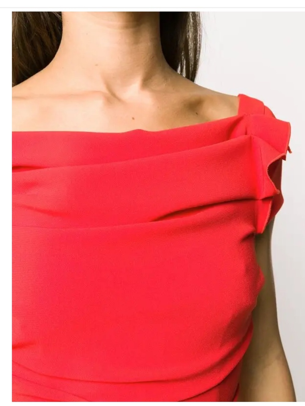 NWT TALBOT RUNHOF Bouklee Draped Midi Dress - Picture 4 of 5